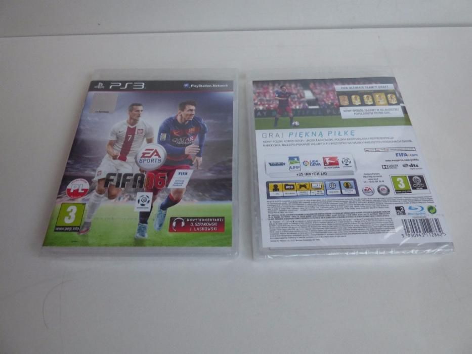 Fifa 16 2016 PS3 nowa folia wersja PL