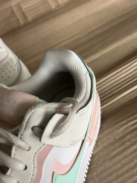 Nike Air Force 1 Shadow CI0919-117 кросівки жіночі шкіряні спортивні на платформі Оригінал 38р/24 см