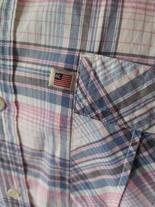 Koszula męska w kratę Ralph Lauren rozm.XL