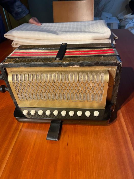 Acordeão diatonico antigo Hohner Pokerwork