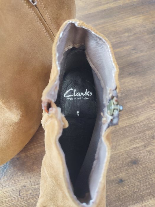 Замшеві черевики Clarks