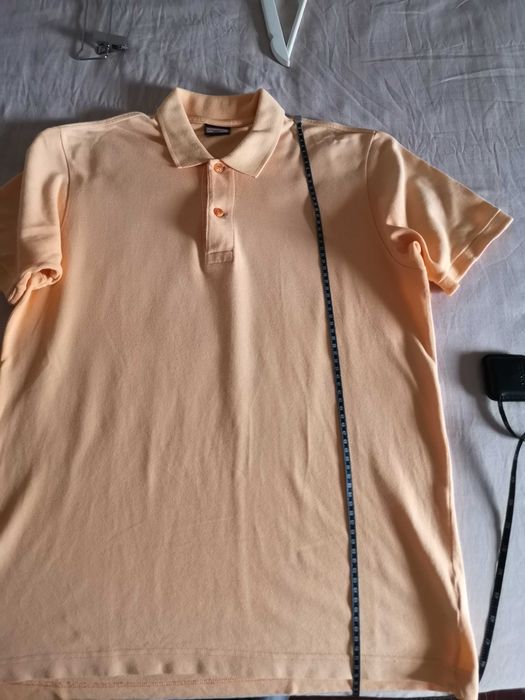 Polo laranja Emidio Tucci, tamanho L