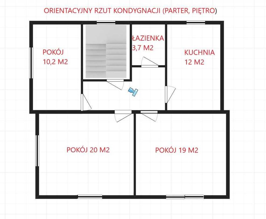 Dom piętrowy 154 m2 - Ozorków
