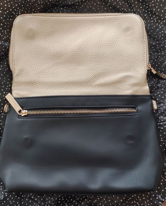 Сумка-клатч  Versace  чорна із золотом. Оригінал