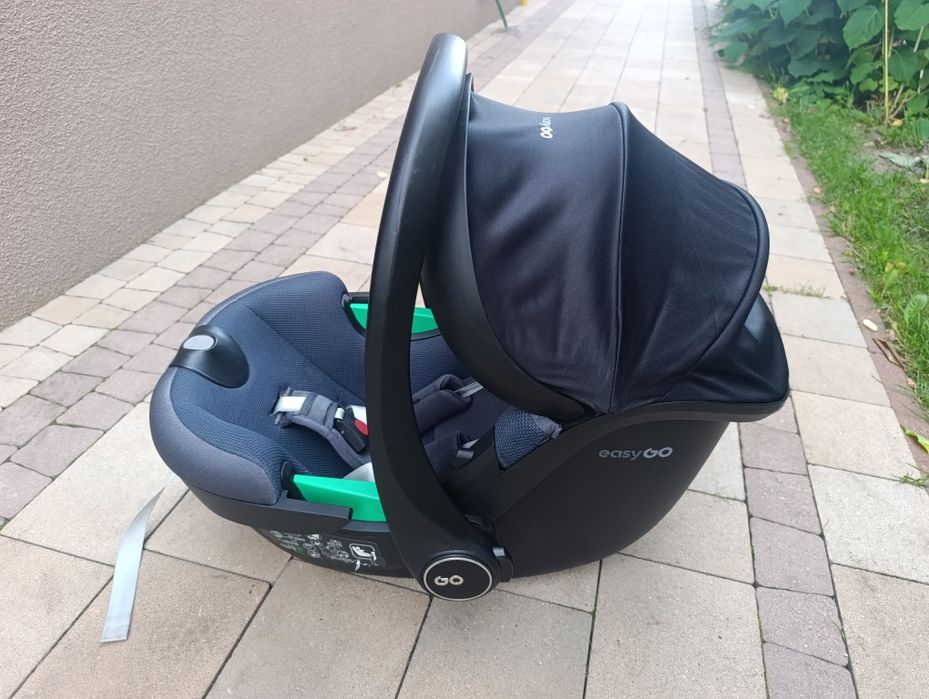 Fotelik samochodowy EasyGo Buz Pro Granito z bazą Isofix 40-87 cm