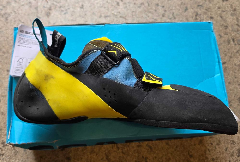Buty wspinaczkowe Scarpa Vapor V ocean-yellow