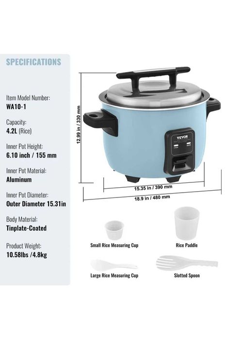 Panela de arros comercial grande 10lt