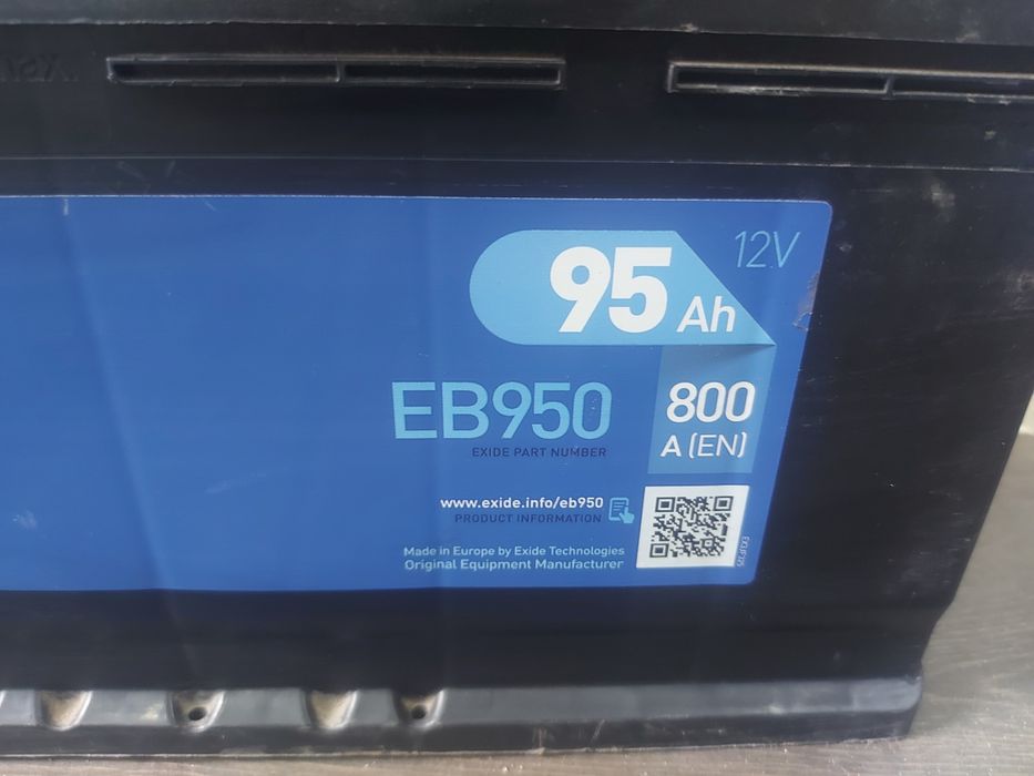 Акумулятор 95А Exide excell eb950 БУ