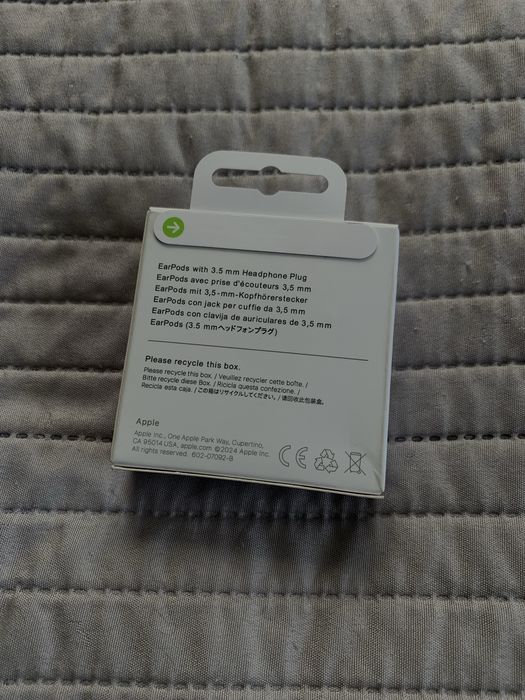 Наушники Earpods 3.5мм оригинал