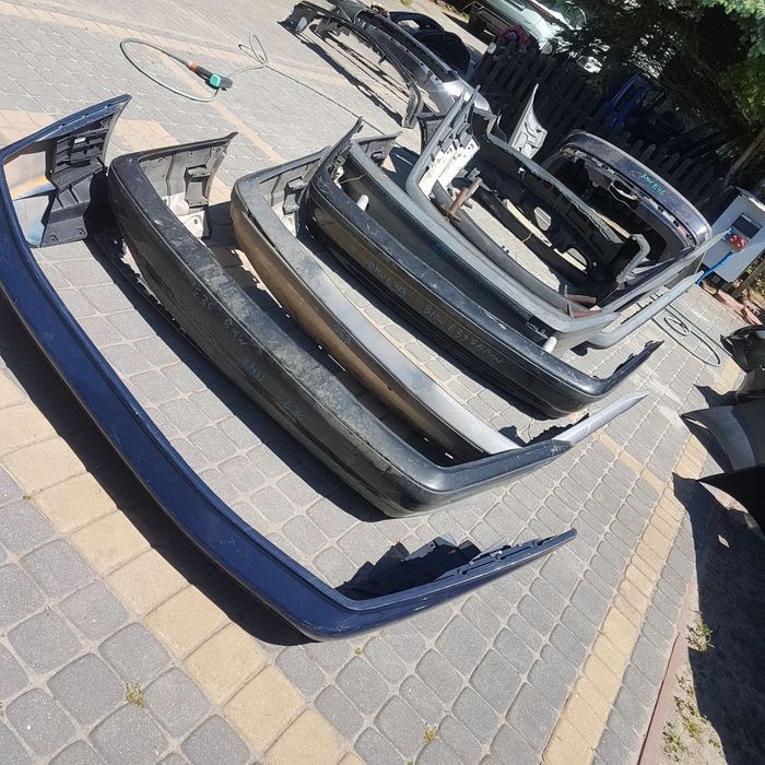 zderzak tył tylny spoiler nakładka ślizg osłona wydechu bmw 3 e46 e36 bmw 5 e39 oryginał