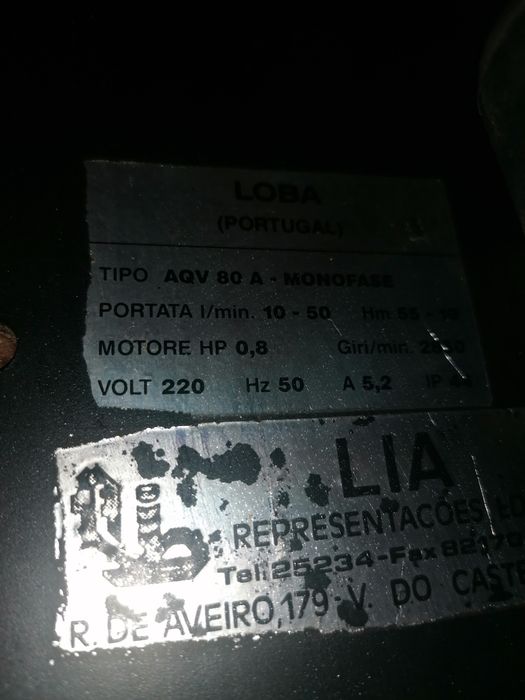 Motores  elétricos de tirar água com balão