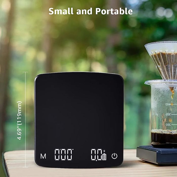Маленькие весы для кофе с таймером, весы для эспрессо с автоматическим