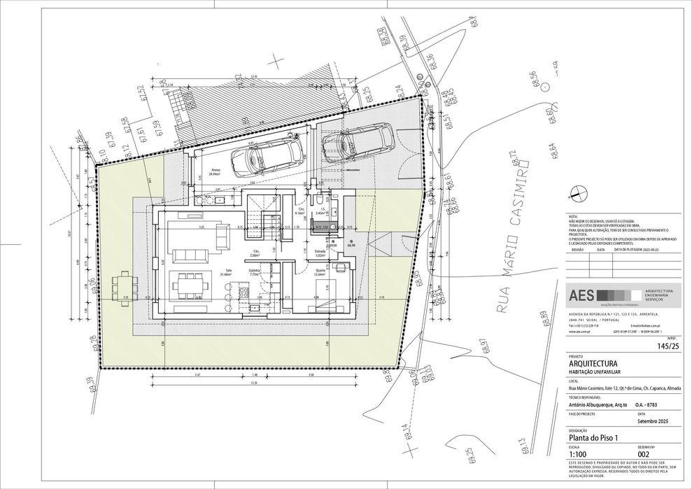 Terreno com projeto aprovado para moradia