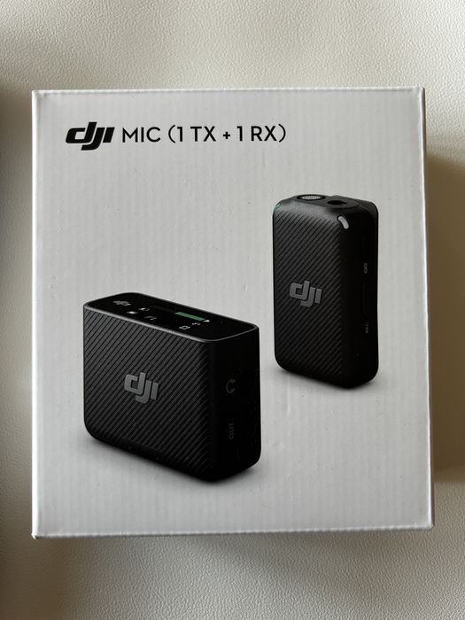 DJI Mic (1 TX + 1 RX) – mikrofon bezprzewodowy – stan idealny