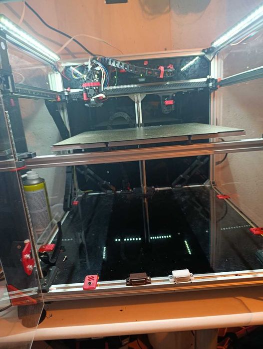 Voron Trident 350x350mm — versão custom com gantry XY VZBot