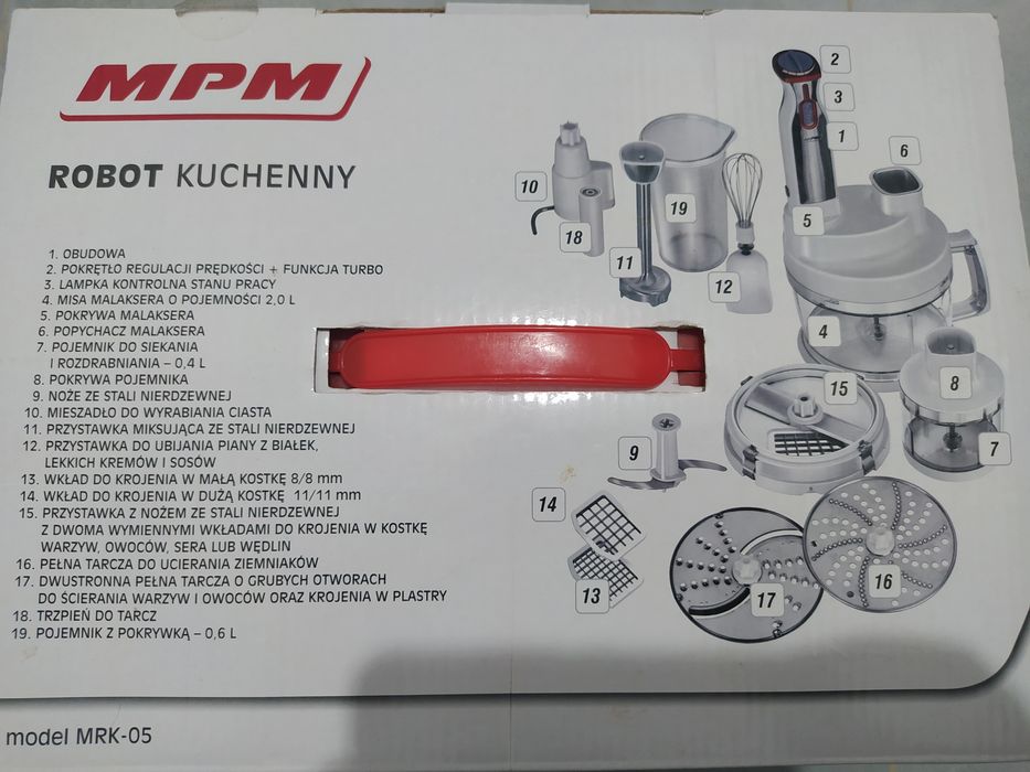 Części do robota kuchennego MPM MRK-05