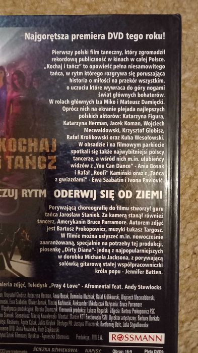 Filmy DVD o miłości - 3 szt.