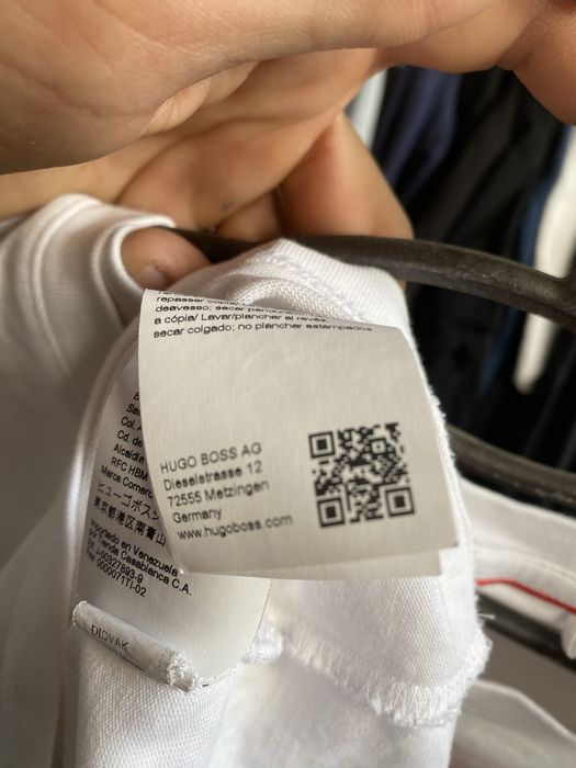 Hugo boss red Darmolejo t-shirt shark big logo white