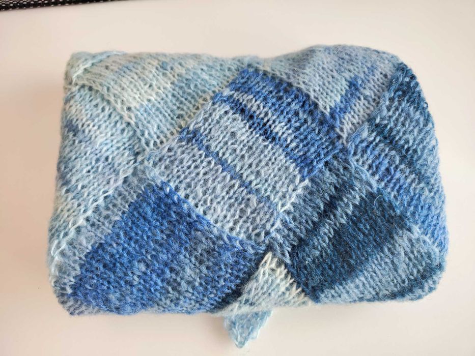 Chusta szal trójkątna handmade