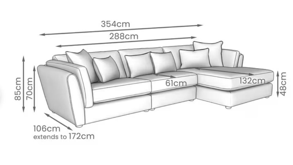 Sofá chaise longue  como novo