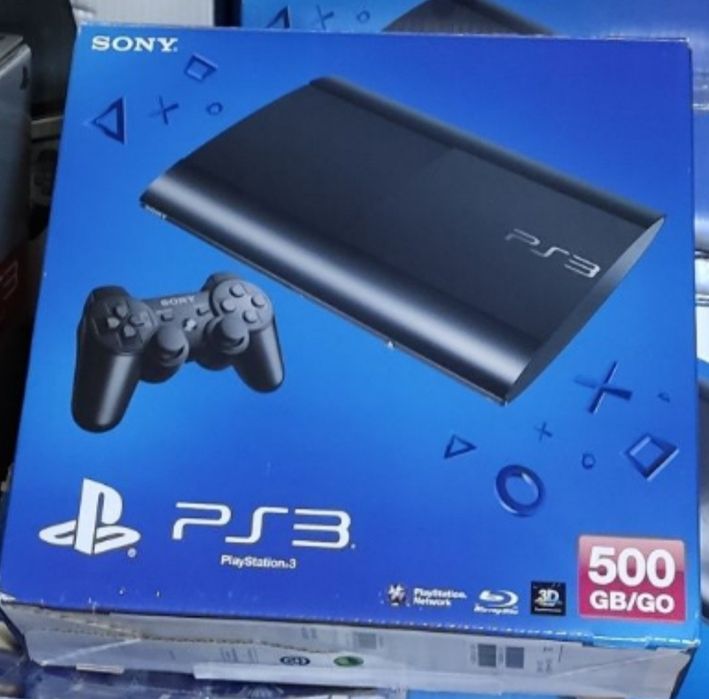 Sony Playstation 3  упакування коробка заводська  500gb.