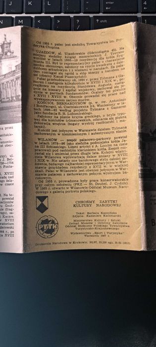 Barok Warszawski przewodnik 1967 rzadki