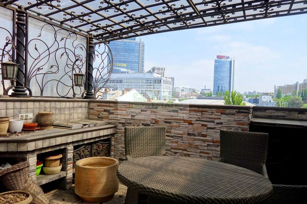 Оренда пентхаусу 406 м² в центрi Києва, вул. Шота Руставелі