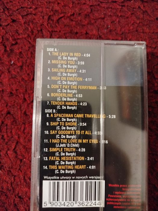 Kaseta magnetofonowa Chris dr Burgh