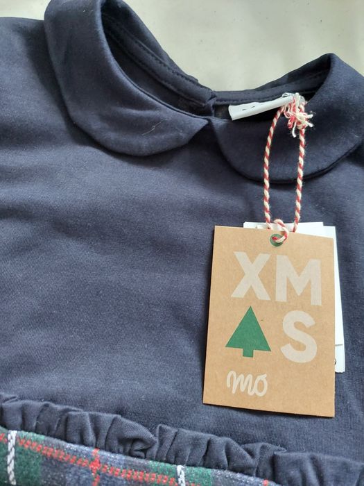 Vestido Padrao Natal 2/3 anos