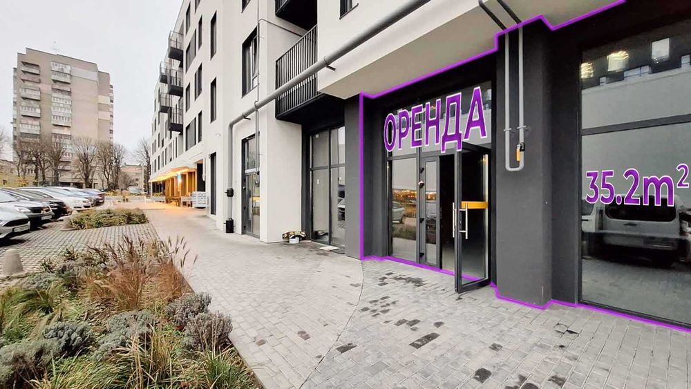 Здам приміщення під комерцію в ЖК Емпатіка. Фасад на Space 4.