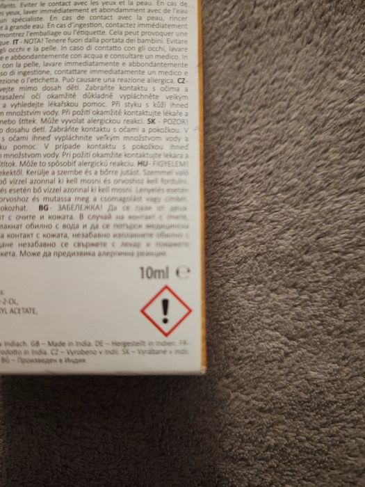 Olejek zapachowy nowy