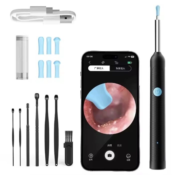 Kamera do uszu HD – Inteligentny czyścik Bluetooth | NOWY Okazja