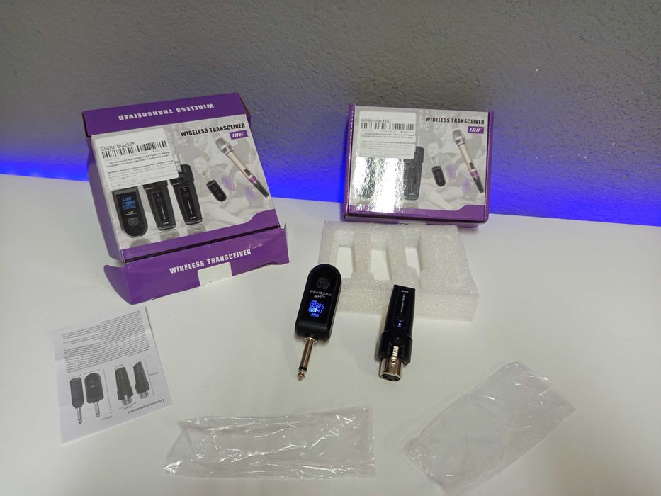 Sistema Microfone Sem Fio UHF/ Novo