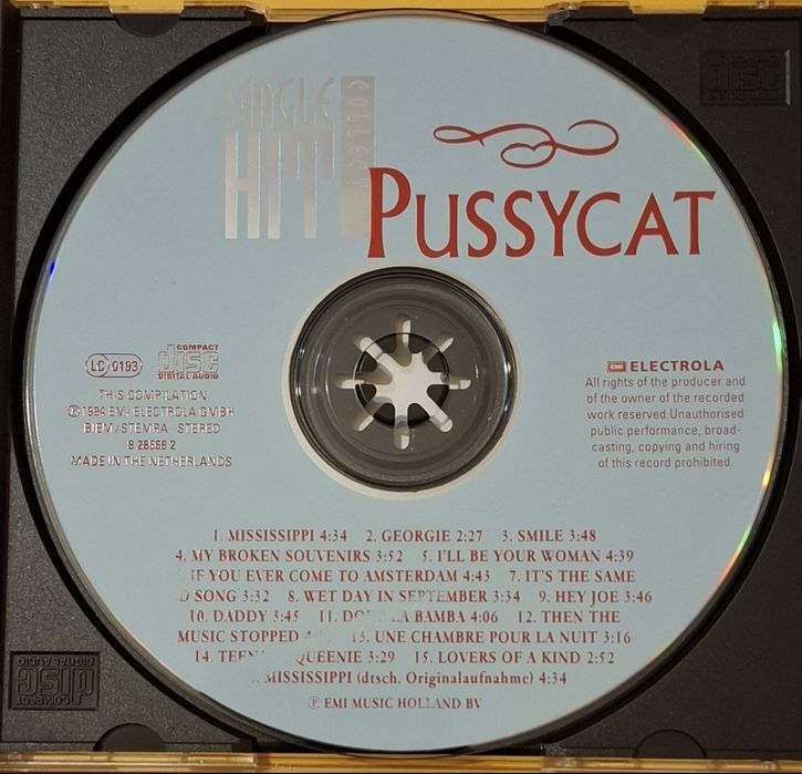 Płyta CD PUSSYCAT - Single Hit Collection / 1993 GER