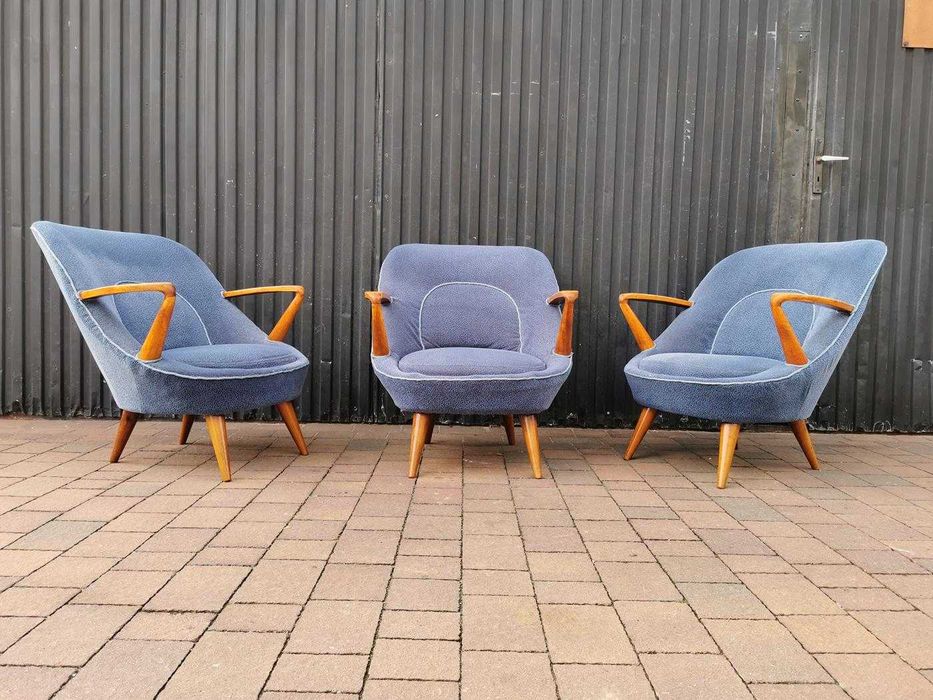 Fotel typ. 345 proj. J. Jędrachowicz, K. Racinowski- ikona PRL '50