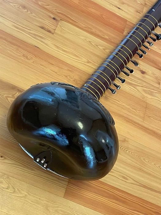 Sitar Indiana feita em Udaipur - Sitara estilo Ravi Shankar
