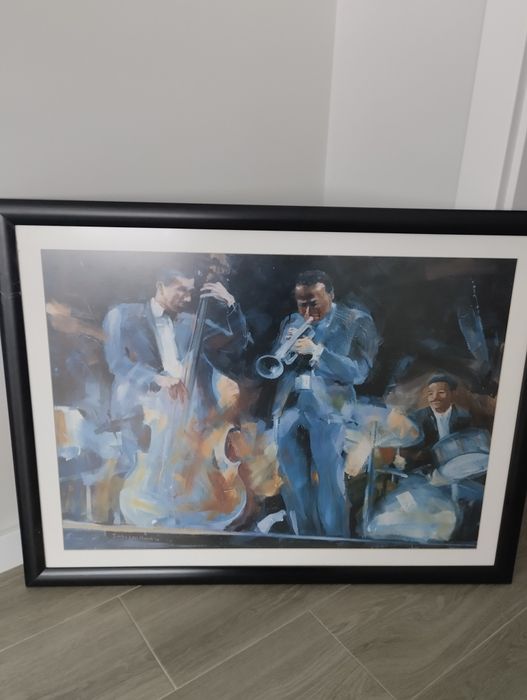 Dois quadros com moldura
