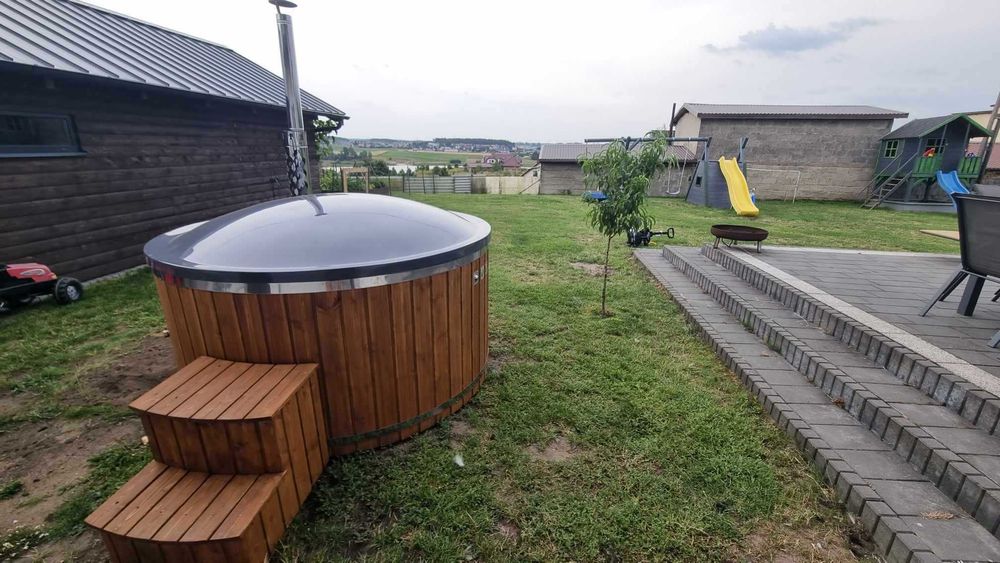 Tanie Banie z Litwy Sauny Ogrodowe Balie Kąpielowe Jacuzzi Beczka Spa