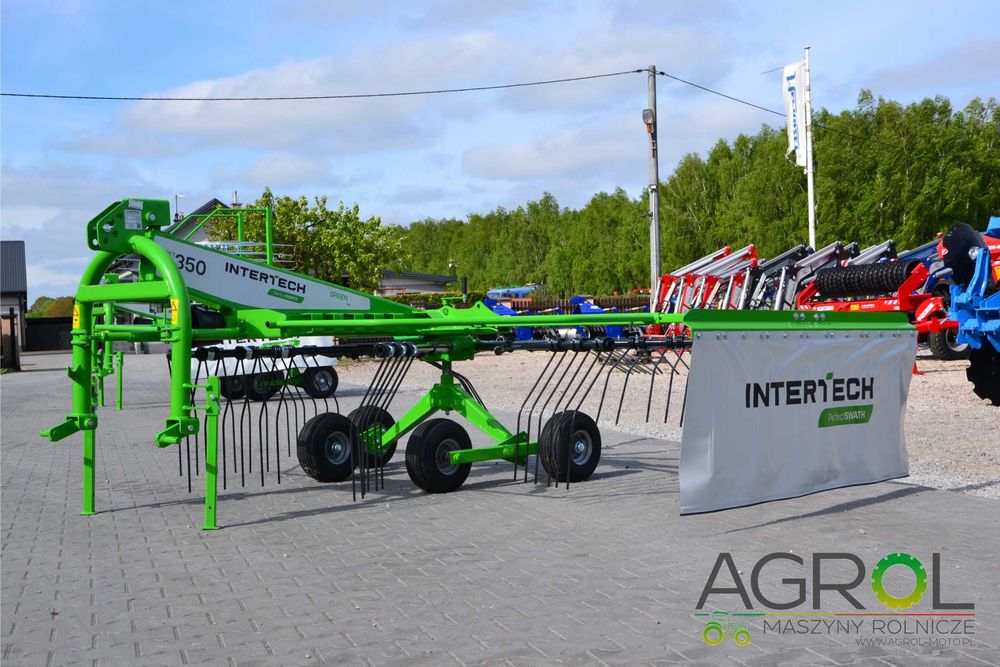 Zgrabiarka jedno karuzelowa INTER-TECH ZKT-3.5m tandem 4.2m KUNH