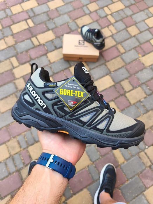 !SALE! Salomon Speed Cross Gore-Tex Khaki Black Grey 41 42 43 44 45 46