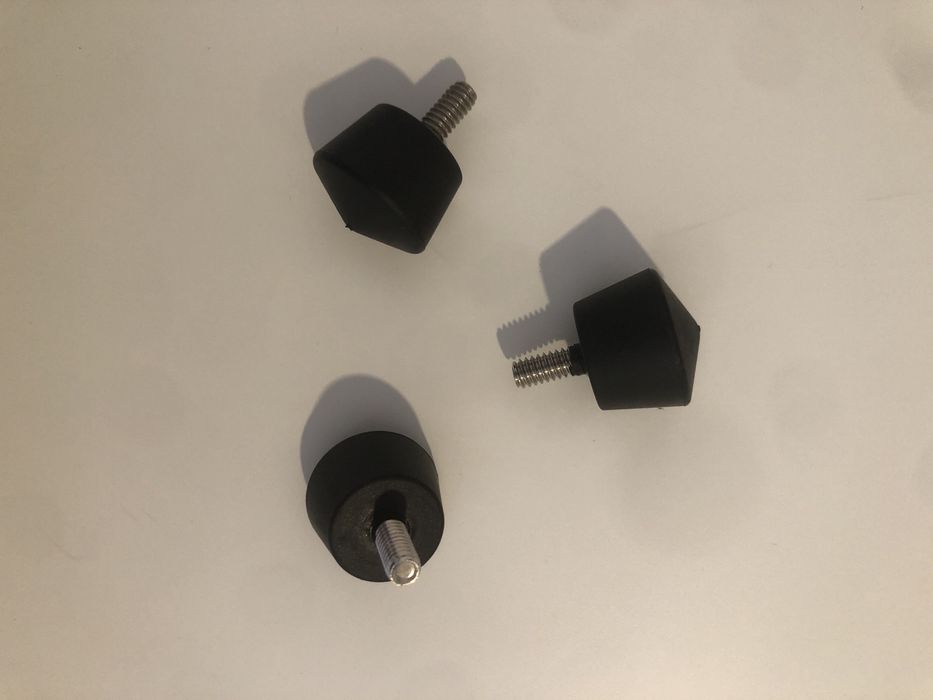 Universal Tripé de Borracha Antiderrapante Espigas