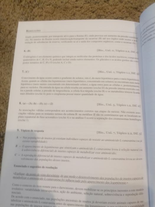 Preparação para os Exames Nacionais de Biologia e Geologia 10°/11° ano