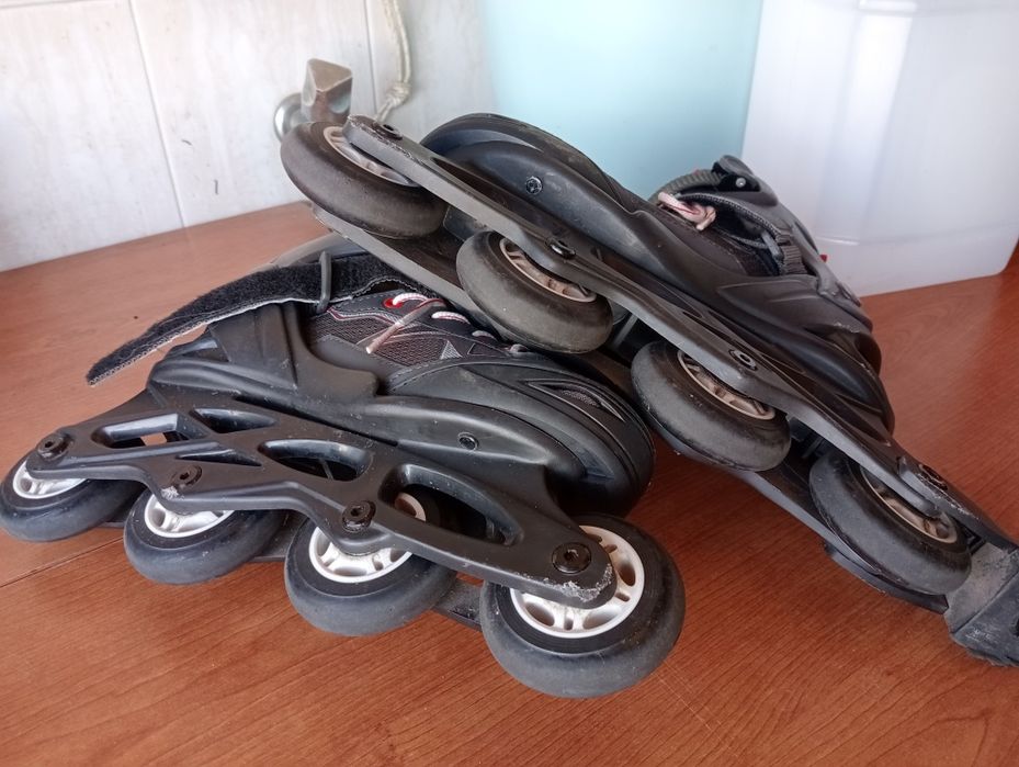 Patins em linha 35-38 mais proteções