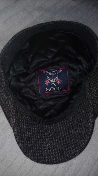 Твидовая кепка восьмиклинка moon