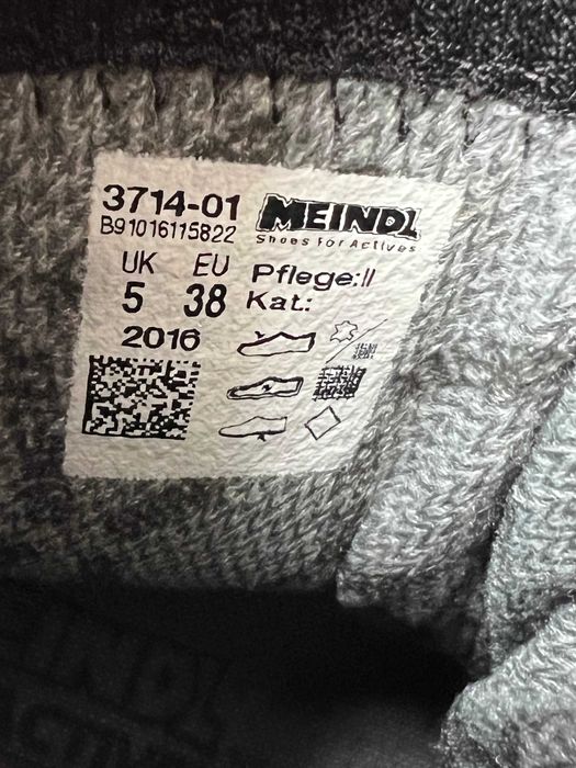 Шкіряні черевики берці Meindl gore-tex 38 розміру
