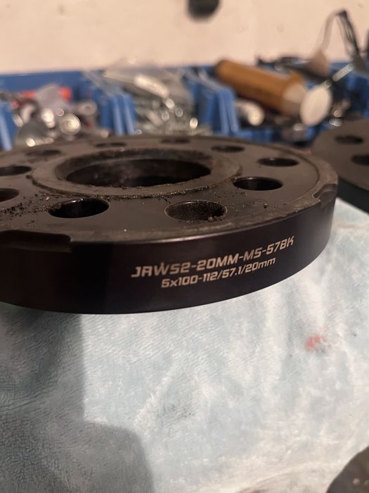 Dystanse 5x112 -57.1 mm japan racing czarne