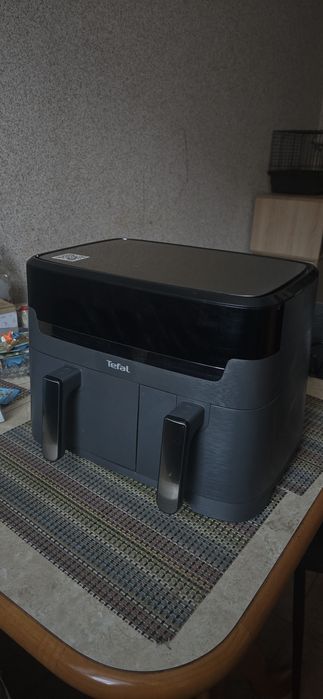 Мультипіч (Аерогриль) TEFAL Dual Easy Fry & Grill