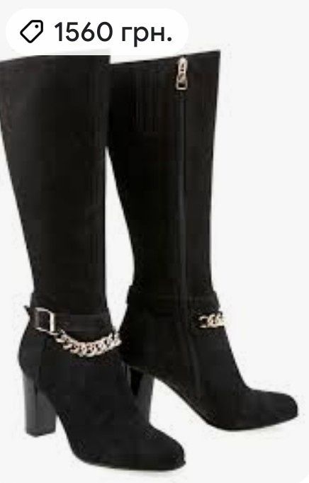 Кожаные сапоги, сапоги женские на цегейке