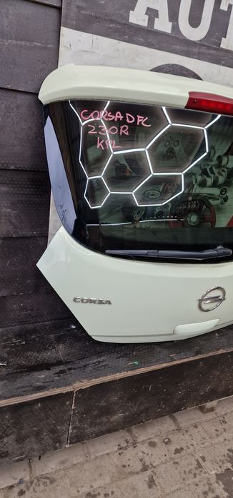 Klapa tylna kompletna OPEL CORSA D 3D z30r