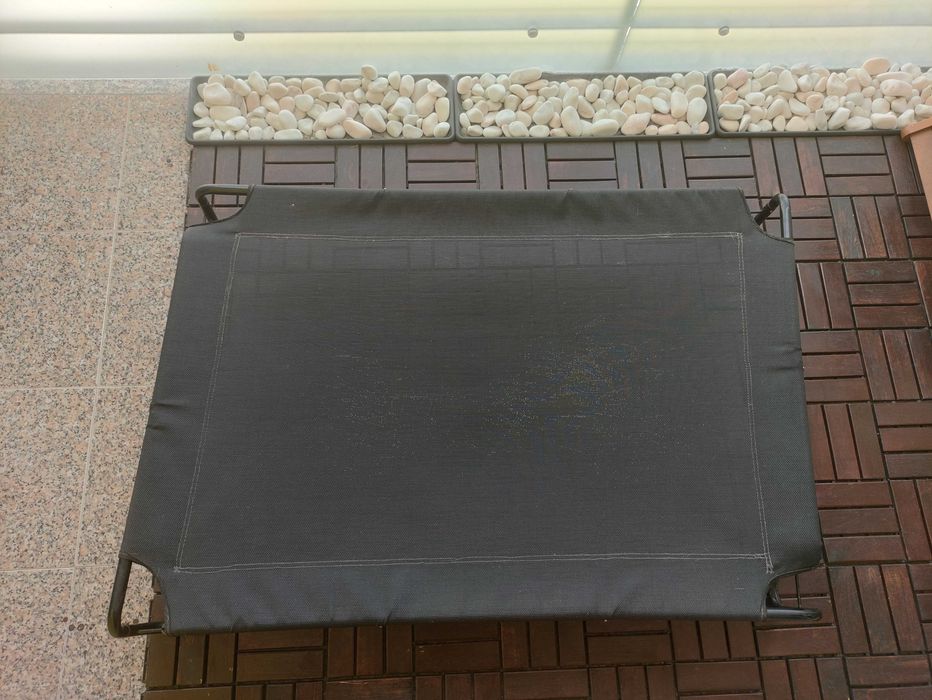Cama Elevada para Cão FAYDUDU M – 110x76cm – Lavável